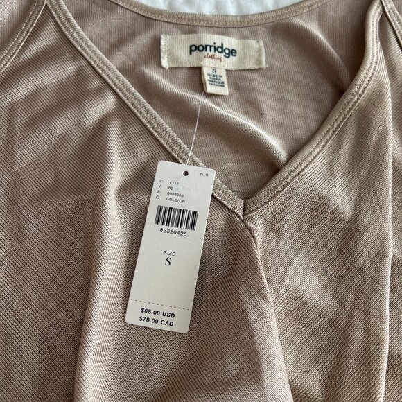 NWT Anthropologie Porridge Shine Wrap Tank - Picture 6 of 6